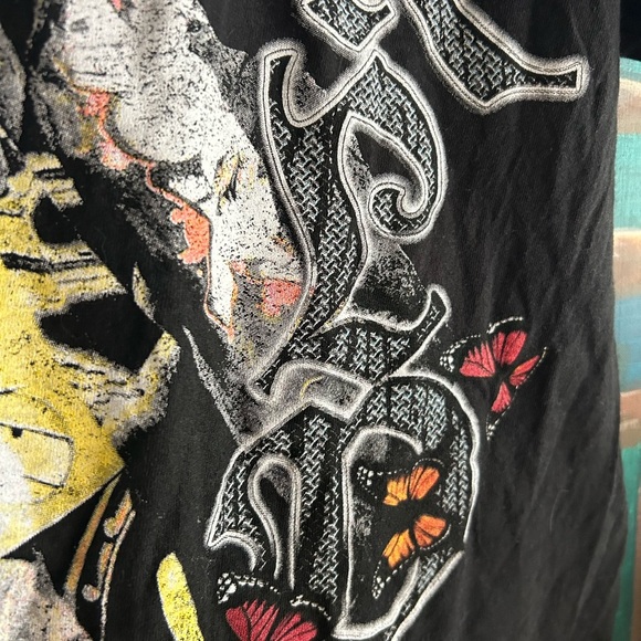 Juice WRLD - Night Butterfly- Men’s T-shirt- M - Sad RARE Short-Sleeve - Picture 11 of 15